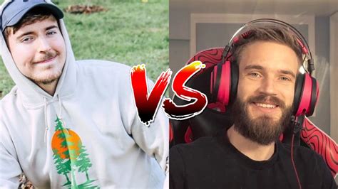 pewdiepie|pewdiepie vs mrbeast.